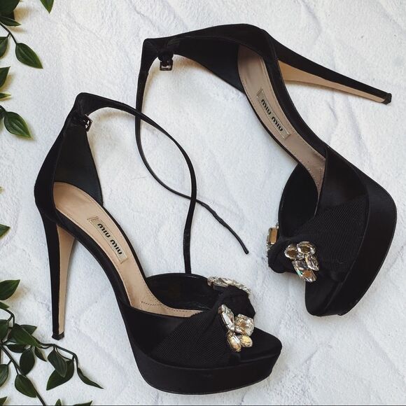 MIU MIU Black hight heels - Picture 2 of 8
